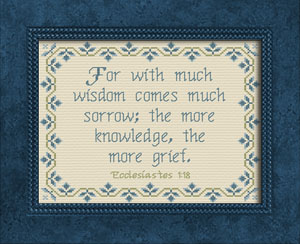 Much Wisdom - Ecclesiastes 1:18